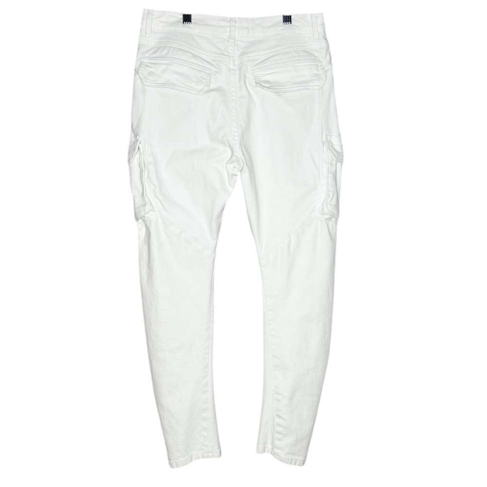 Zara | White Twisted Seam Cargo Pants | Women’s Size 30 | EUC - Picture 4 of 7